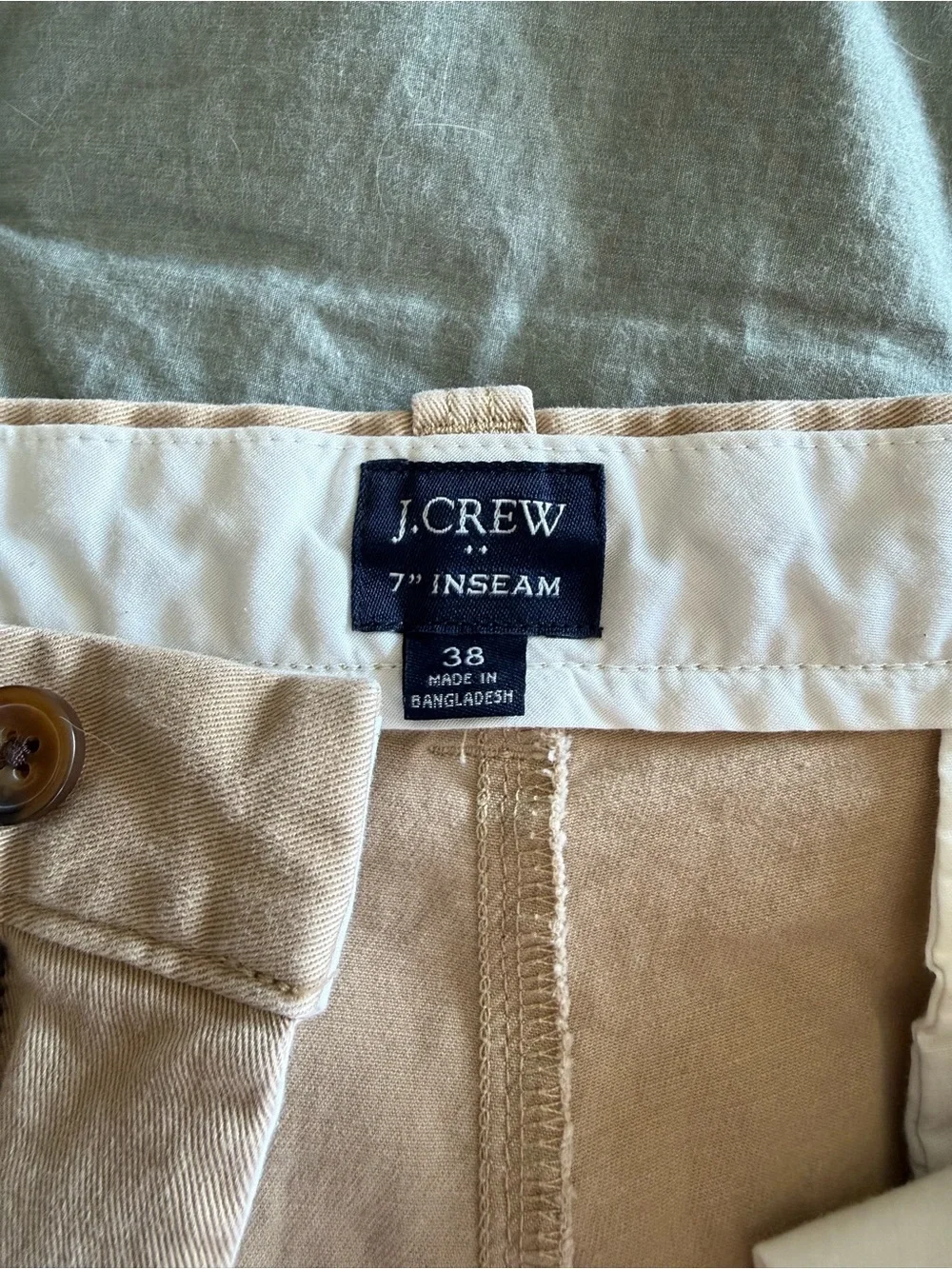 J. Crew Men's Flat Front Chino Shorts - Brown